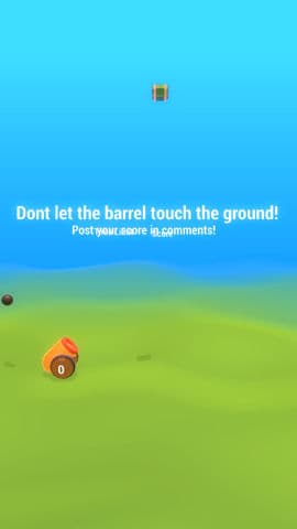 Falling barrel