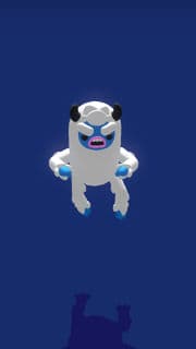 A yeti drowning