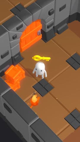 Top-Down Castle Scene