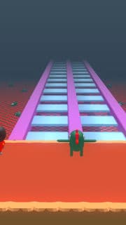 Squid Game, glass bridge.