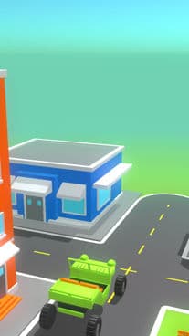 driving around the city