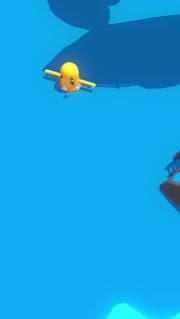 fish attack in a island