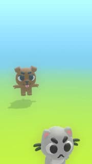 T pose dog attack