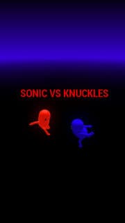Sonic VS Knuckles