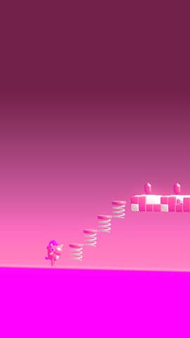 pink pom jump game
