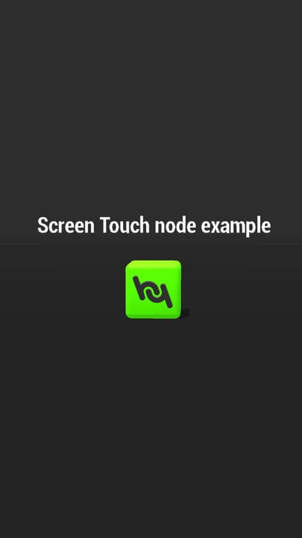 Screen Touch Node example preview image