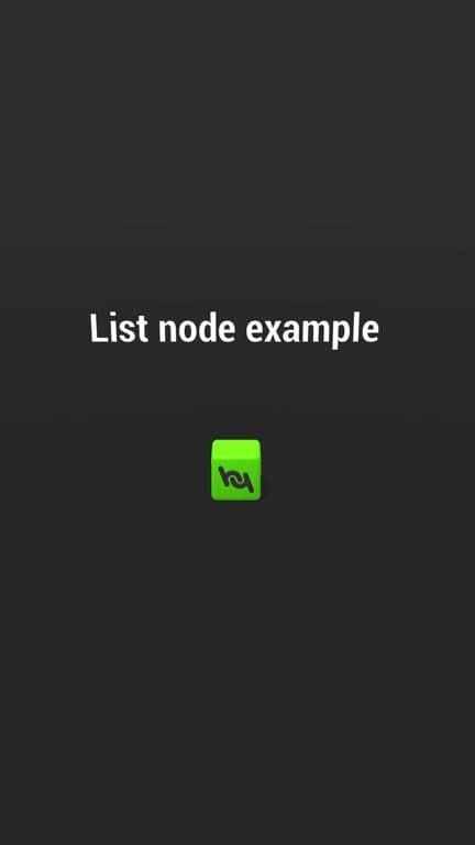 List Node Example preview image