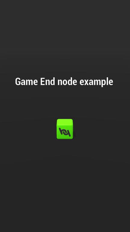 Game End node example preview image