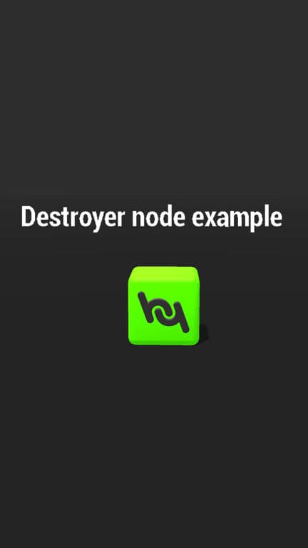 Destroyer node example preview image
