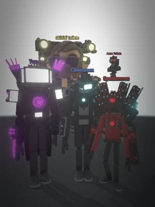 Skibidi toilet characters preview image