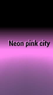 NEON PINK CITY