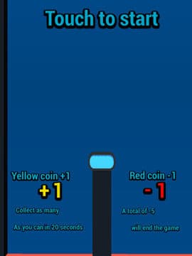 Coin drop catch