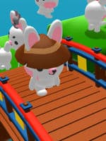 小さな島と小さなウサギ 🏝🐇🐰