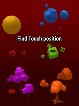 Touch 3D position