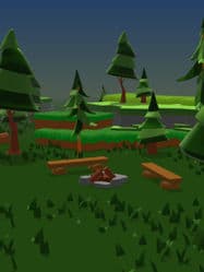 Cozy campfire