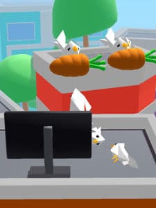 Happy Birds Watching TV