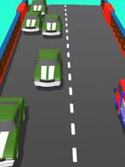 Highway while an earthqua
