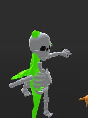 insde green slime man preview image