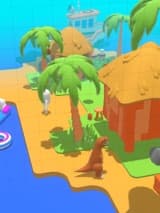 fun Dino beach scene
