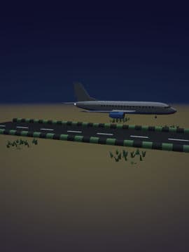 fly the plane at night