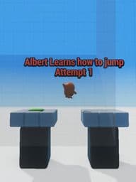 Albert Learns how to jump