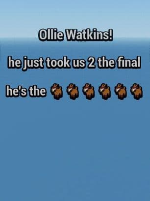 Ollie Watkins is the 🐐🐐  preview image