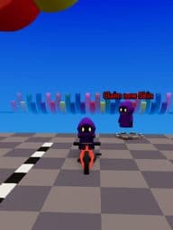 Obby but your on a bike