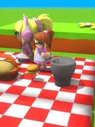 Girls united picnic scene