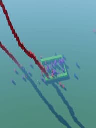 Satisfying domino fall