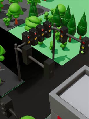 city with traffic lights  preview image