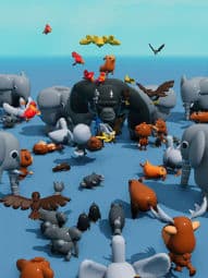 animals vs 1 gorilla 