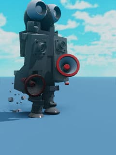   monster robot shooter boss fight